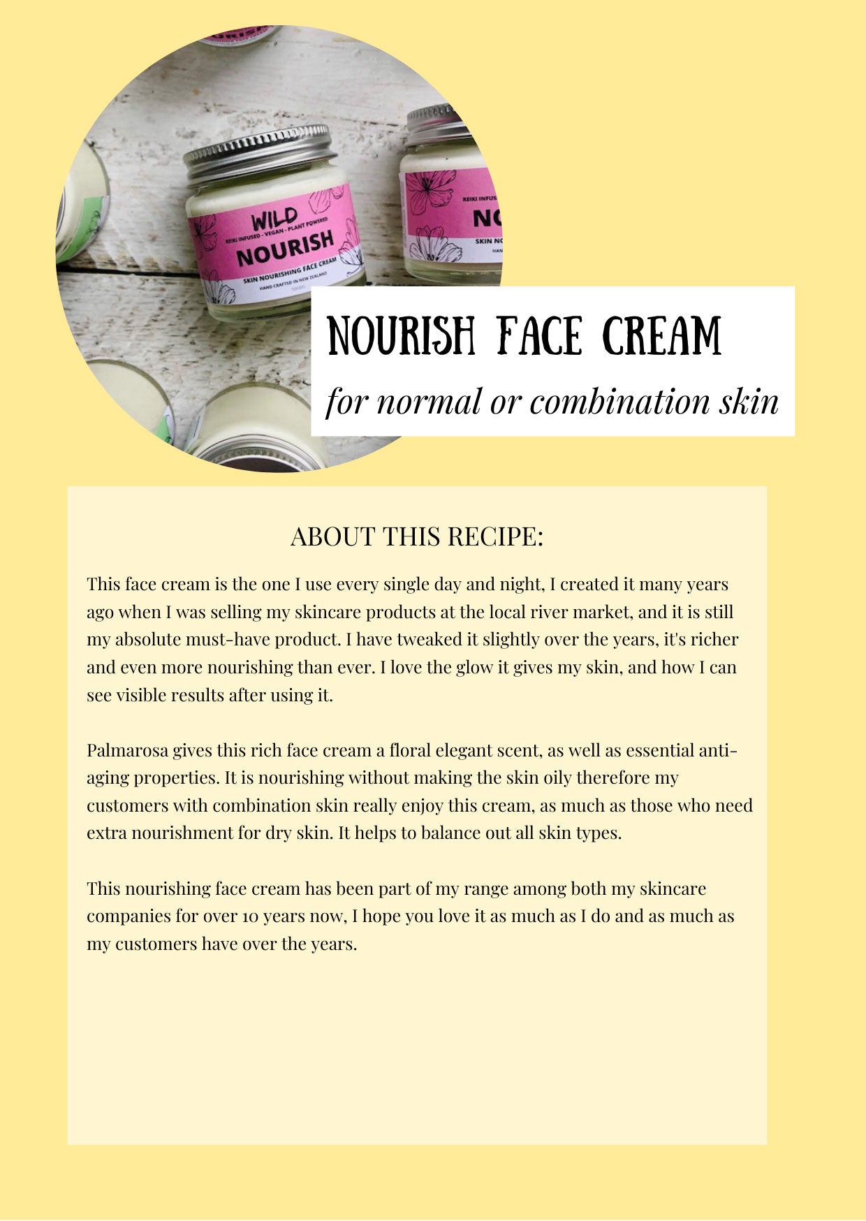 Natural Skincare Recipes eBook - Face Care Edition