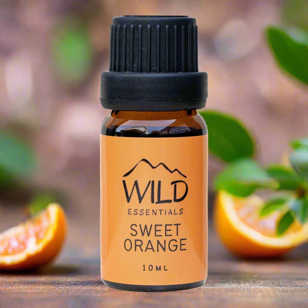 Photo of Sweet Orange Essential Oil from Wild Essentials.