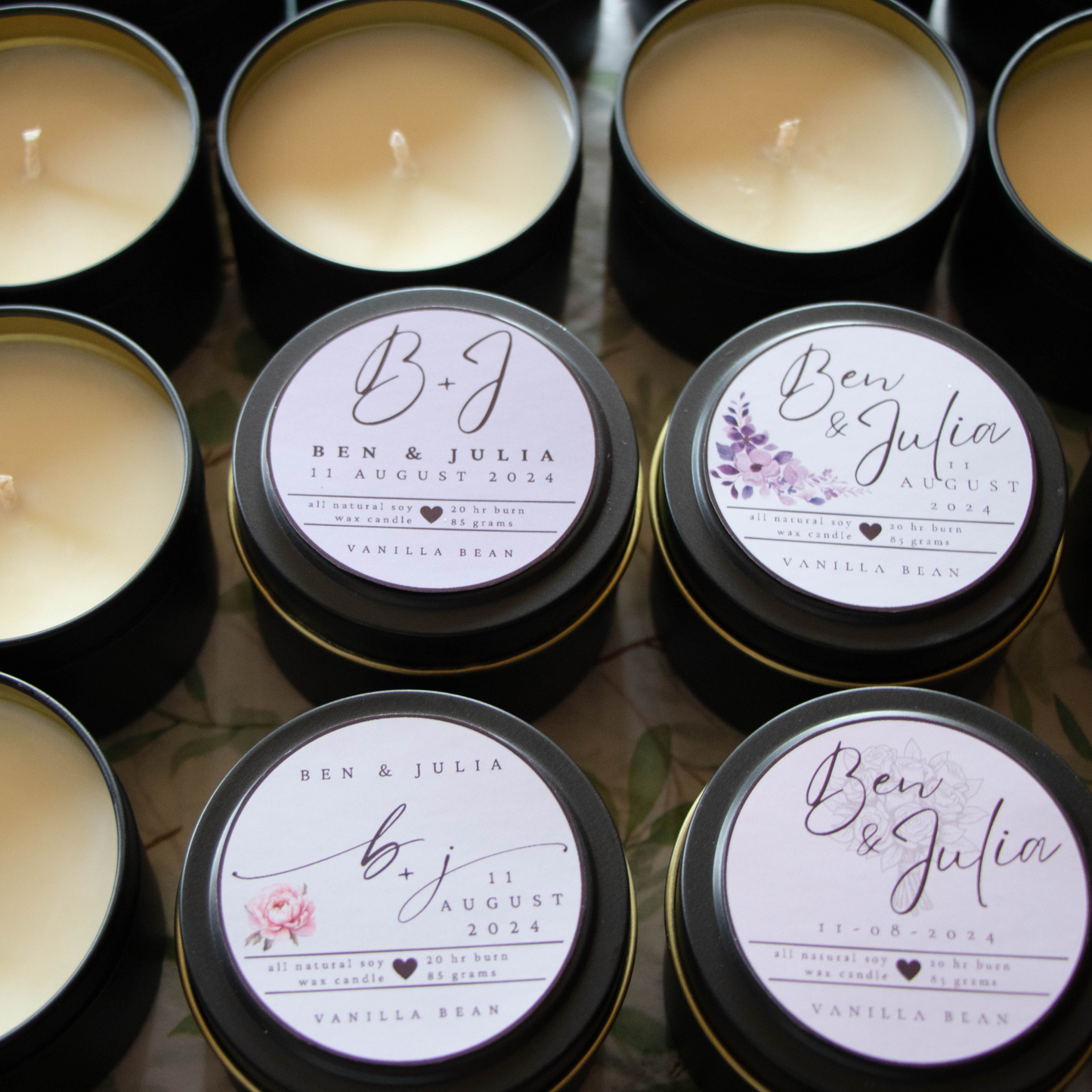 Wedding Favour Candles