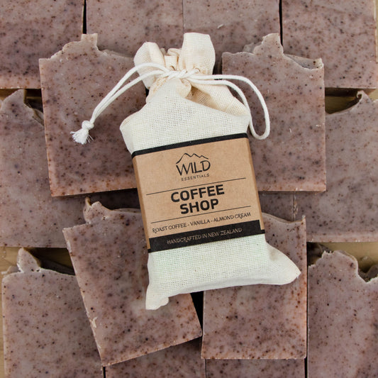 Photo of the Coffee Shop Bar Soap handcrafted by Wild Essentials