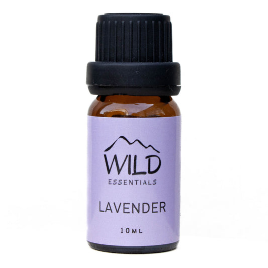 Photo of a 10ml bottle of Lavender Essential Oil from Wild Essentials