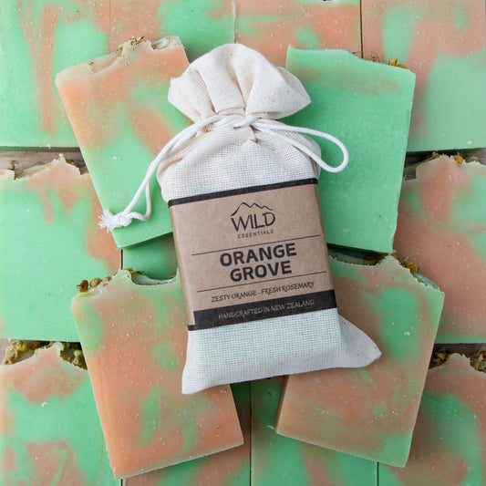 Photo of the Orange Grove Bar Soap handcrafted by Wild Essentials