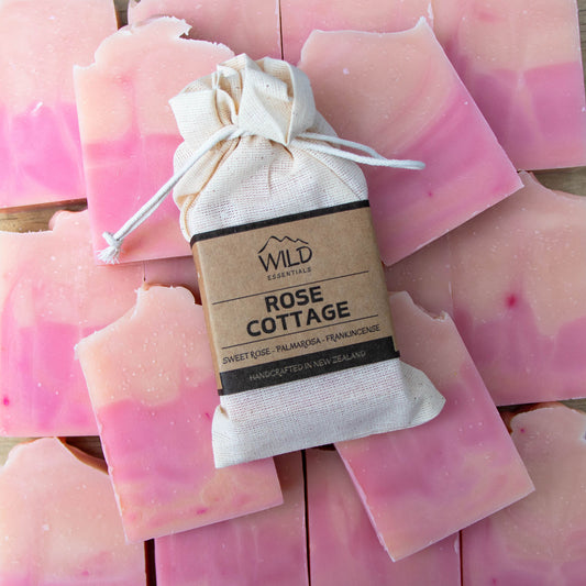 Photo of the Rose Cottage Bar Soap handcrafted by Wild Essentials